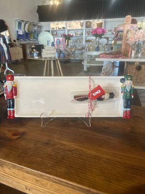 Nutcracker platter and spreader