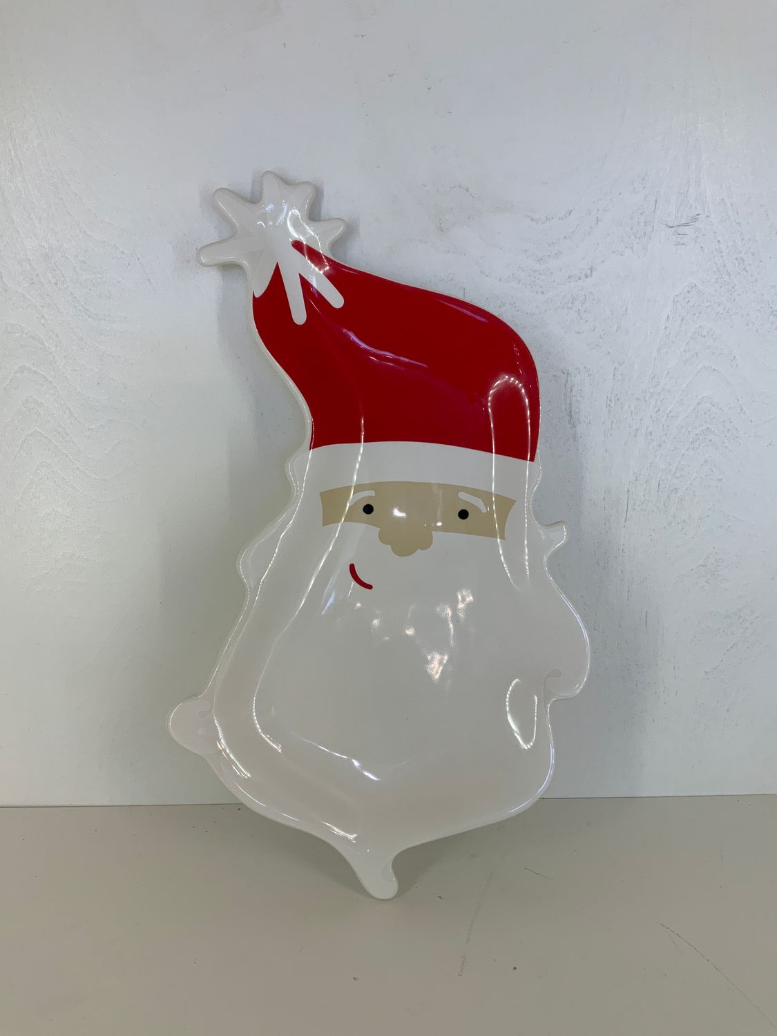 Vintage Santa Shaped Platter