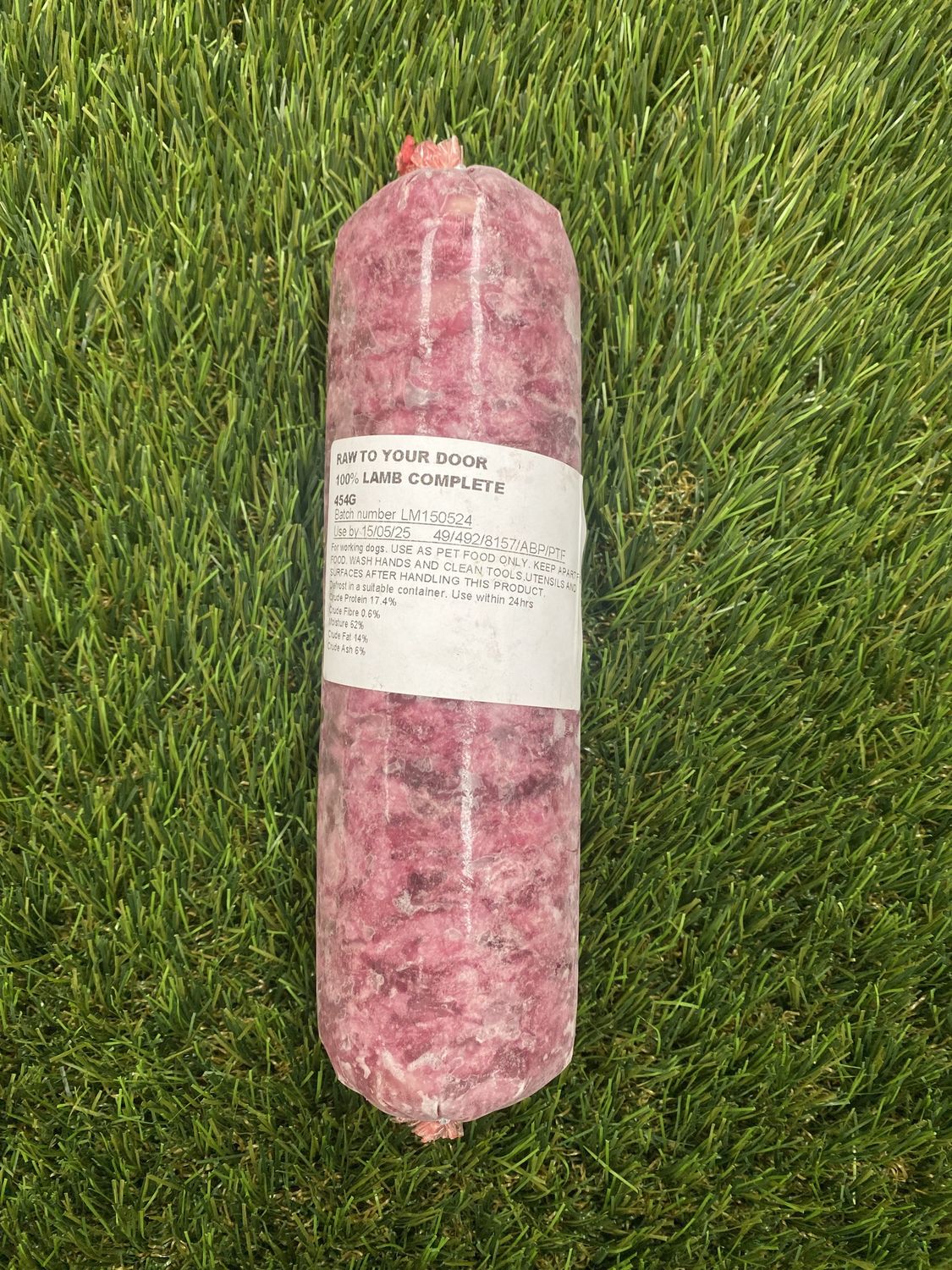 RTYD Lamb complete sausage 454g