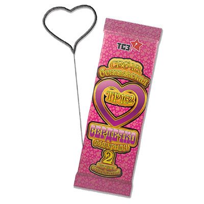 ТР162 Бенгальская свеча &quot;Сердечко&quot; (ТСЗ)