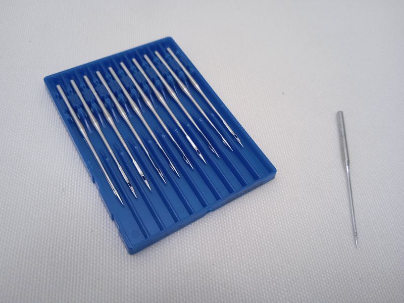 Agujas 287 WH 80 SES para tejidos de punto  10 Agujas  máquina Alfa  Refrey o semi-industrial de mismo tipo de aguja
