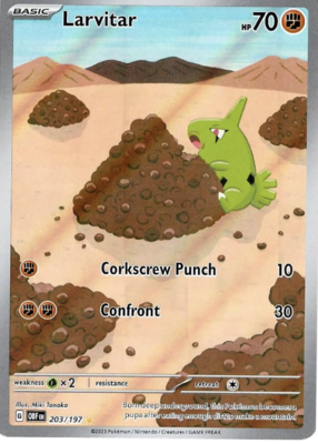 Larvitar full art