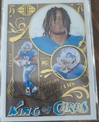 Rookie  Jameson Williams king of cards clear # 20