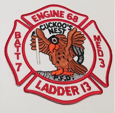 PFD Engine 68 Ladder 13 Medic 3 Battalion 7 Patch