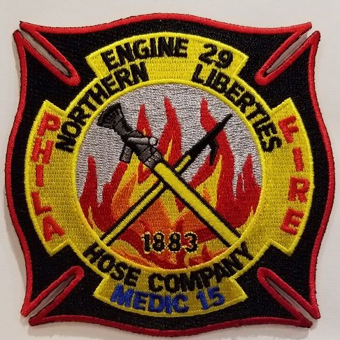 PFD Engine 29 Medic 15 Northern Liberties Hose Co. Patch