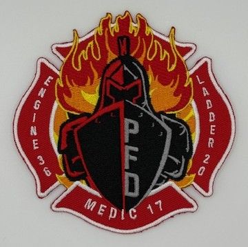 PFD Engine 36 Ladder 20 Medic 17 Patch
