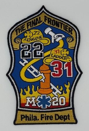 PFD Engine 22, Ladder 31, Medic 20 Patch