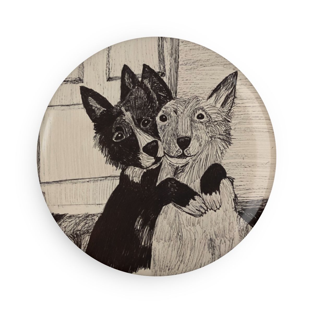 Magnet - Artwork by Stephen Mitchell, Quantity: 1 pc, Size: 2.25&quot;, Shape: Round