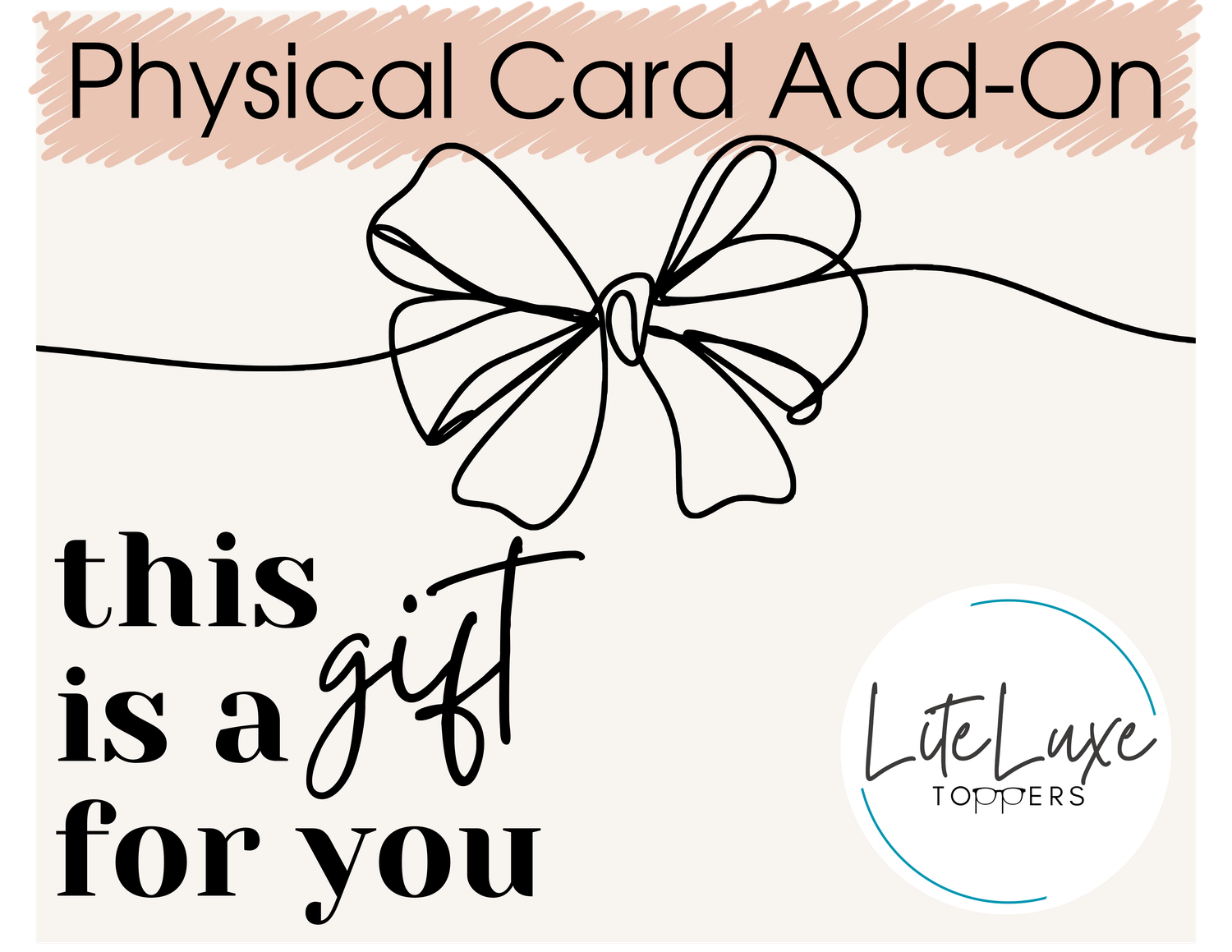 Gift Card-Physical Card Add-On