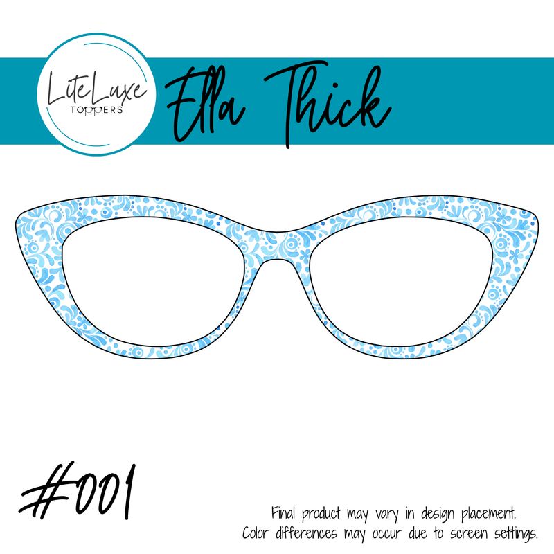 Blue Filagree - Ella Thick