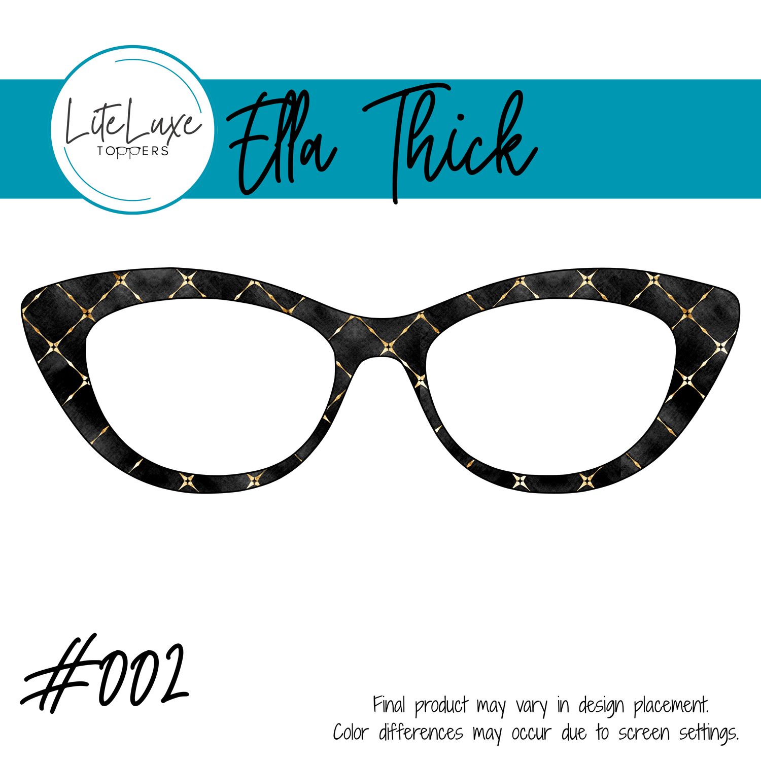 Black Upholstery - Ella Thick
