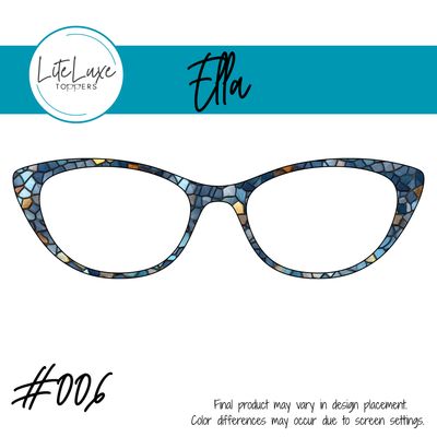 Blue &amp; Gold Stained Glass