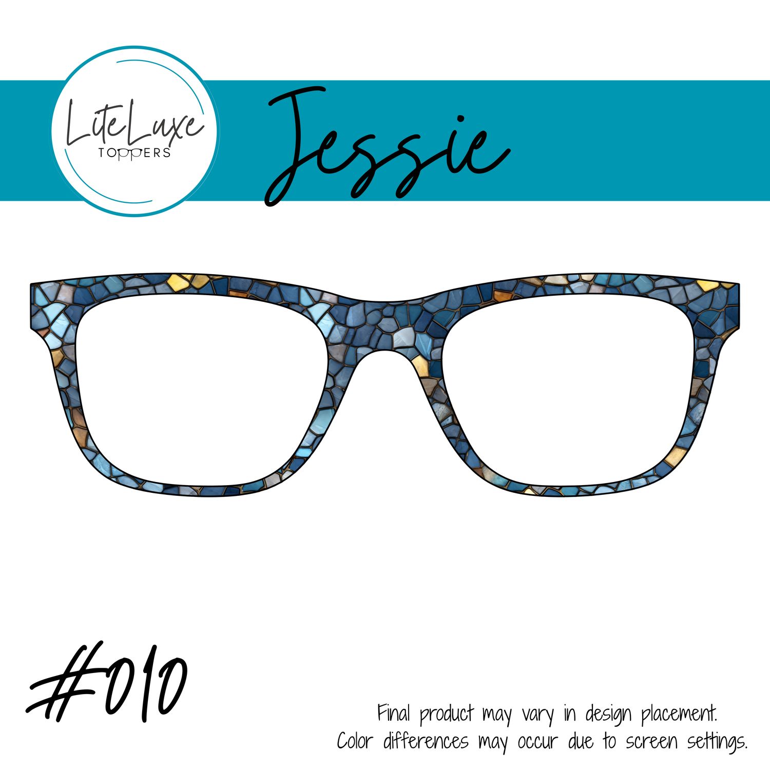 Blue &amp; Gold Stained Glass