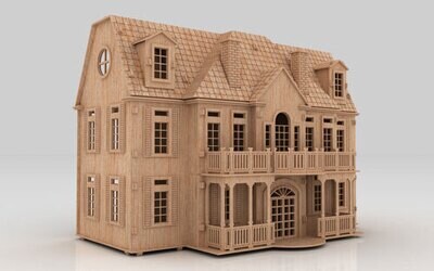 Manor House 1:24th scale Dolls House Kit