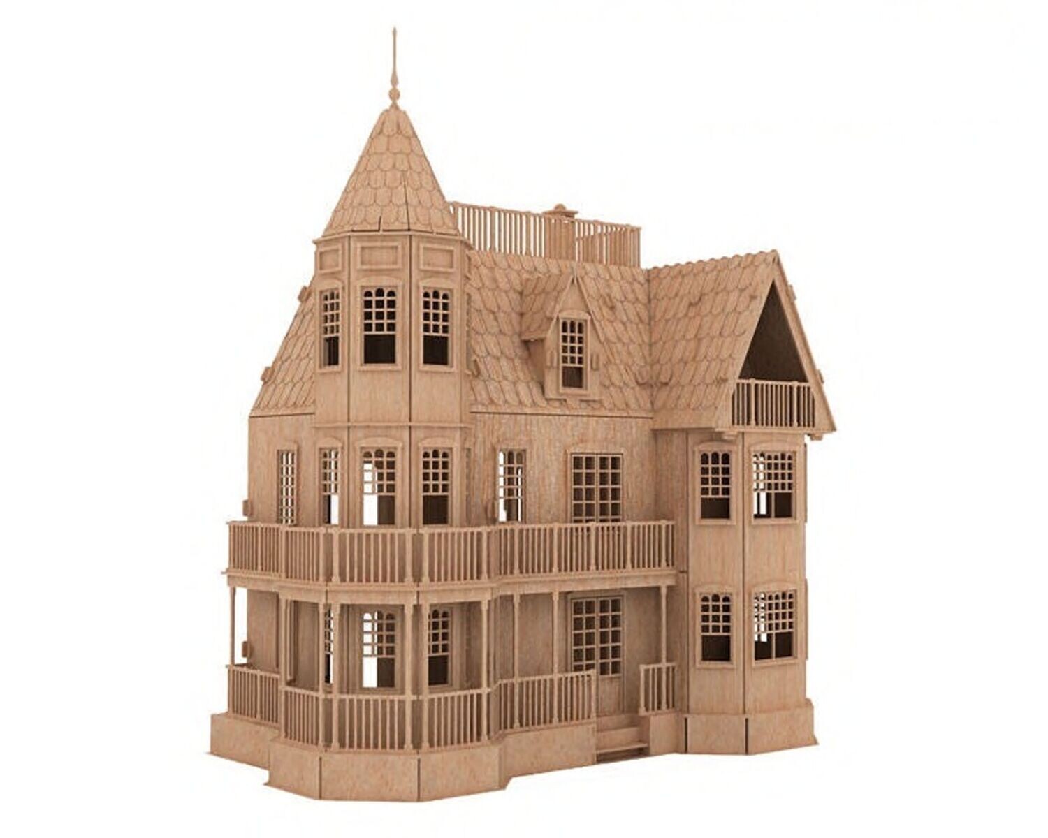 Laurel Town House 1:24th scale dolls house kit