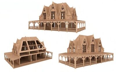 Fairy Tale Villa 1:24th scale Dolls House Kit