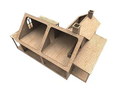 American Gothic House 1:24th scale Dolls House Kit