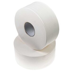Duro Jumbo Toilet Paper Roll – 2 Ply, 300m, Carton of 8