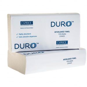 Duro Interleaved Towel x 16 (Carton) 24 x 23cm