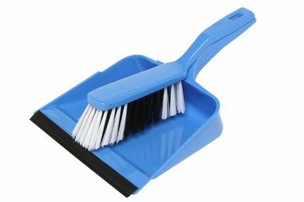 EDCO DUST PAN &amp; BRUSH SETS (BLUE)