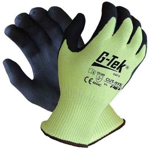 G-Tek Cut 5 Hi Vis Gloves G-Tek Cut 5 Hi Vis Gloves