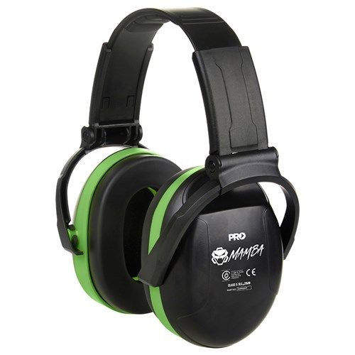 Mamba Slimline Pro Series Folding Earmuff – Class 5, 28dB SLC80