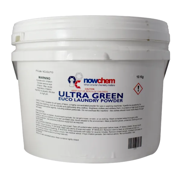 Ultra Green Laundry Powder 10kg – Domestic &amp; Industrial Use