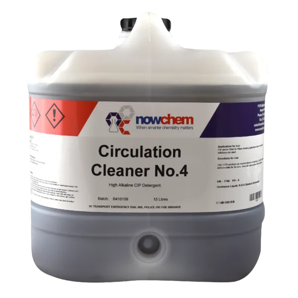 Circulation Cleaner No.4 15L &amp; 200L – Industrial Alkaline Cleaner for Dairy &amp; Food