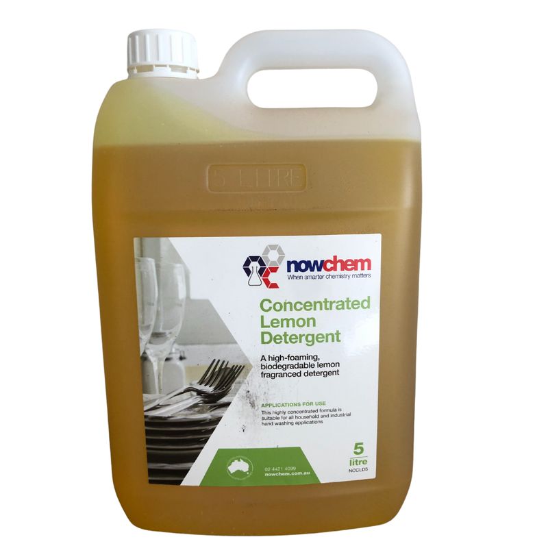 Concentrated Lemon Detergent 5L – Biodegradable Hand Dishwashing Liquid