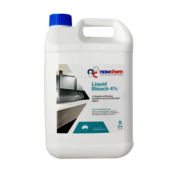 Liquid Bleach 4% 5L &amp; 20L – Commercial Multipurpose Cleaner &amp; Sanitiser