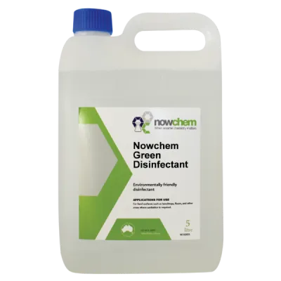 Nowchem Green Disinfectant 5L – Biodegradable Oxygen-Activated Sanitiser