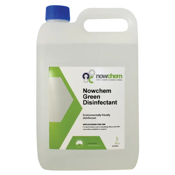 Nowchem Green Disinfectant 5L – Biodegradable Oxygen-Activated Sanitiser