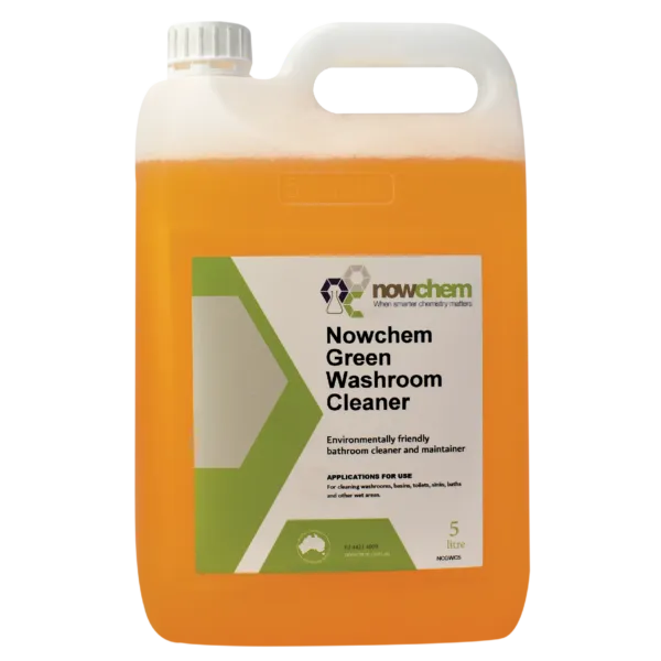 Nowchem Green Washroom Cleaner 5 Litre – Plant-Based Bathroom &amp; Tile Cleaner