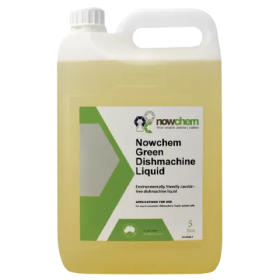 Nowchem Green Dishmachine Liquid 5L – Concentrated Eco-Friendly Dishwasher Cleaner