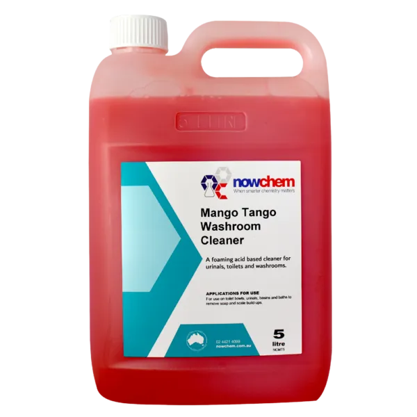 Mango Tango Washroom Cleaner 5L &amp; 20L – Acid-Based Urinal &amp; Tile Cleaner