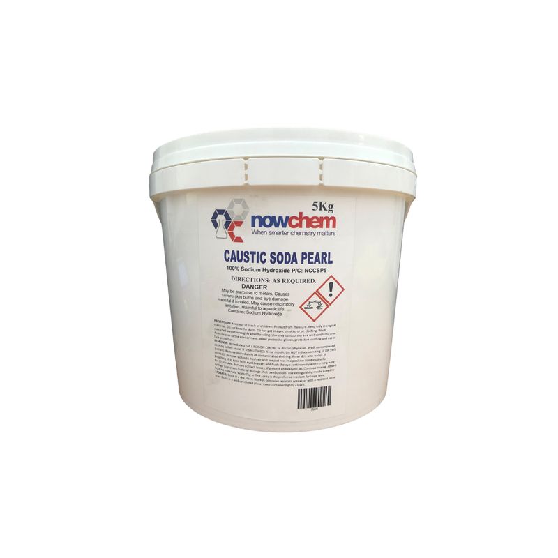 Caustic Soda Pearl Powder 100% – 5kg &amp; 25kg Industrial Cleaner