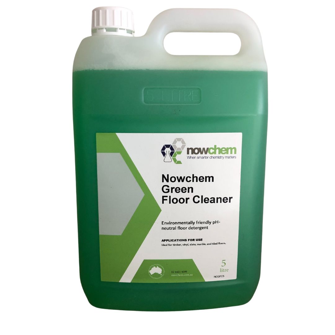 Nowchem Green Floor Cleaner 5L–15L Low-Foam pH Neutral Hard Surface Cleaner