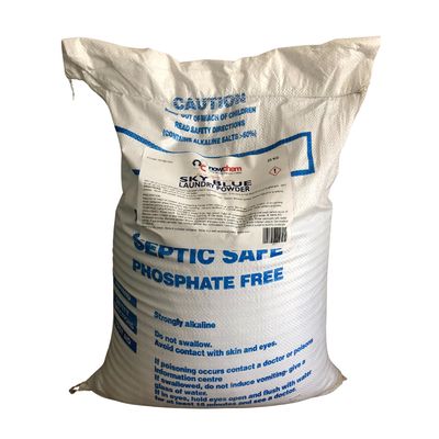 Sky Blue Laundry Powder 10kg &amp; 25kg – Low-Foam Lemon Scented Detergent