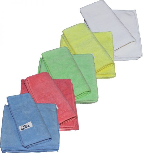 Edco Merrifibre Universal Microfibre Cloth 3-Pack – Blue, Green, Red