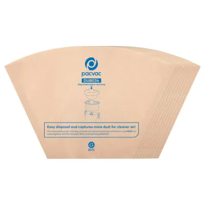 Disposable paper dust bag 2.5L 10pk