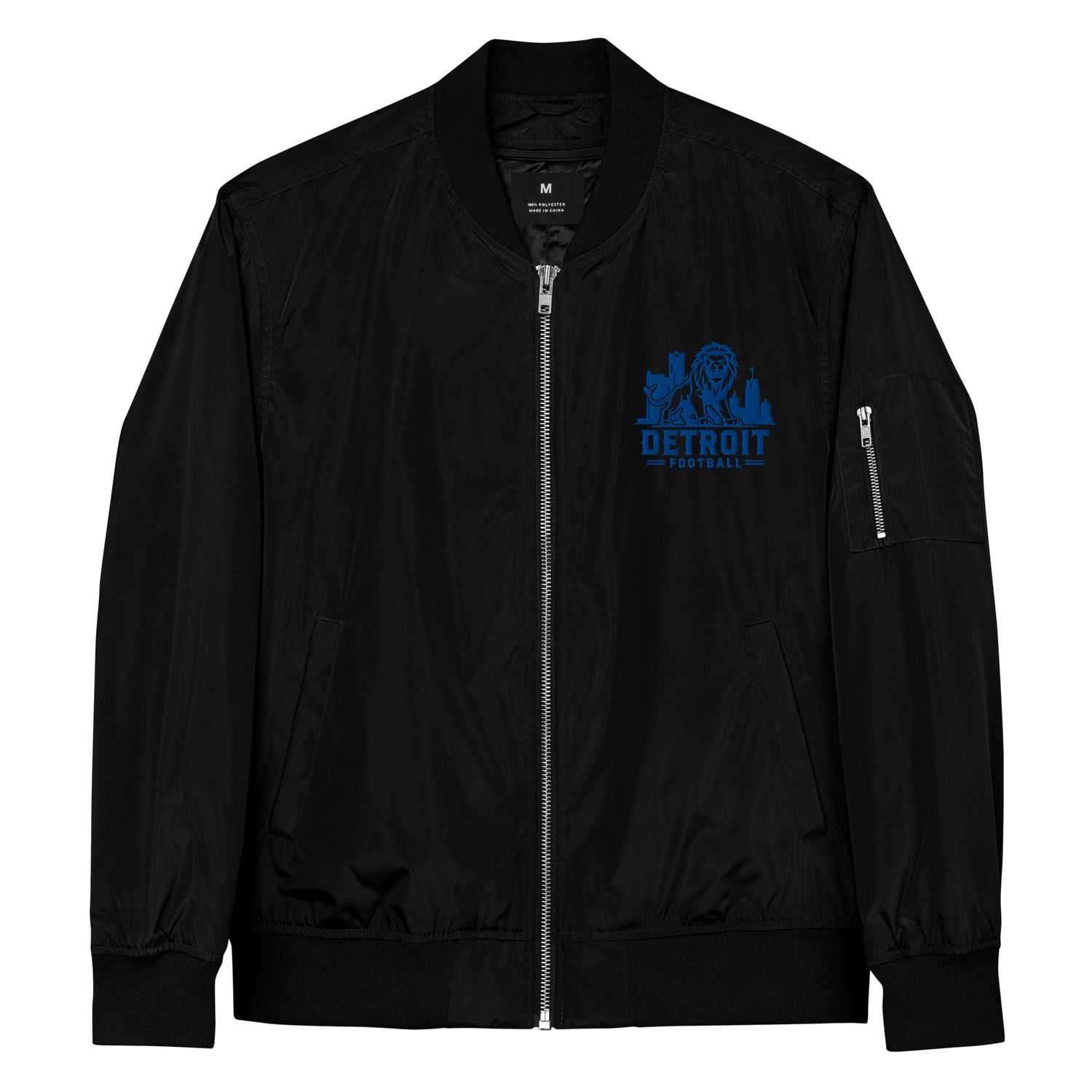 Detroit Lions Premium recycled bomber jacket