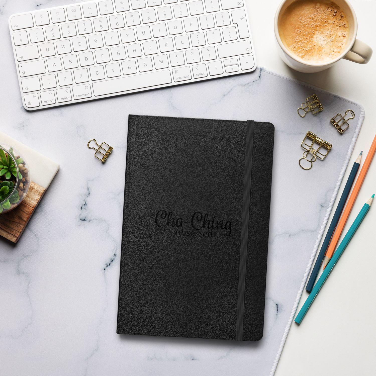 Cha-Ching Hardcover bound notebook