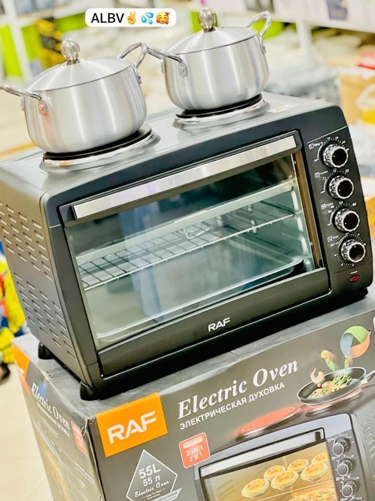 Four 30L équipé de 2 Plaques de Cuisson au-dessus !