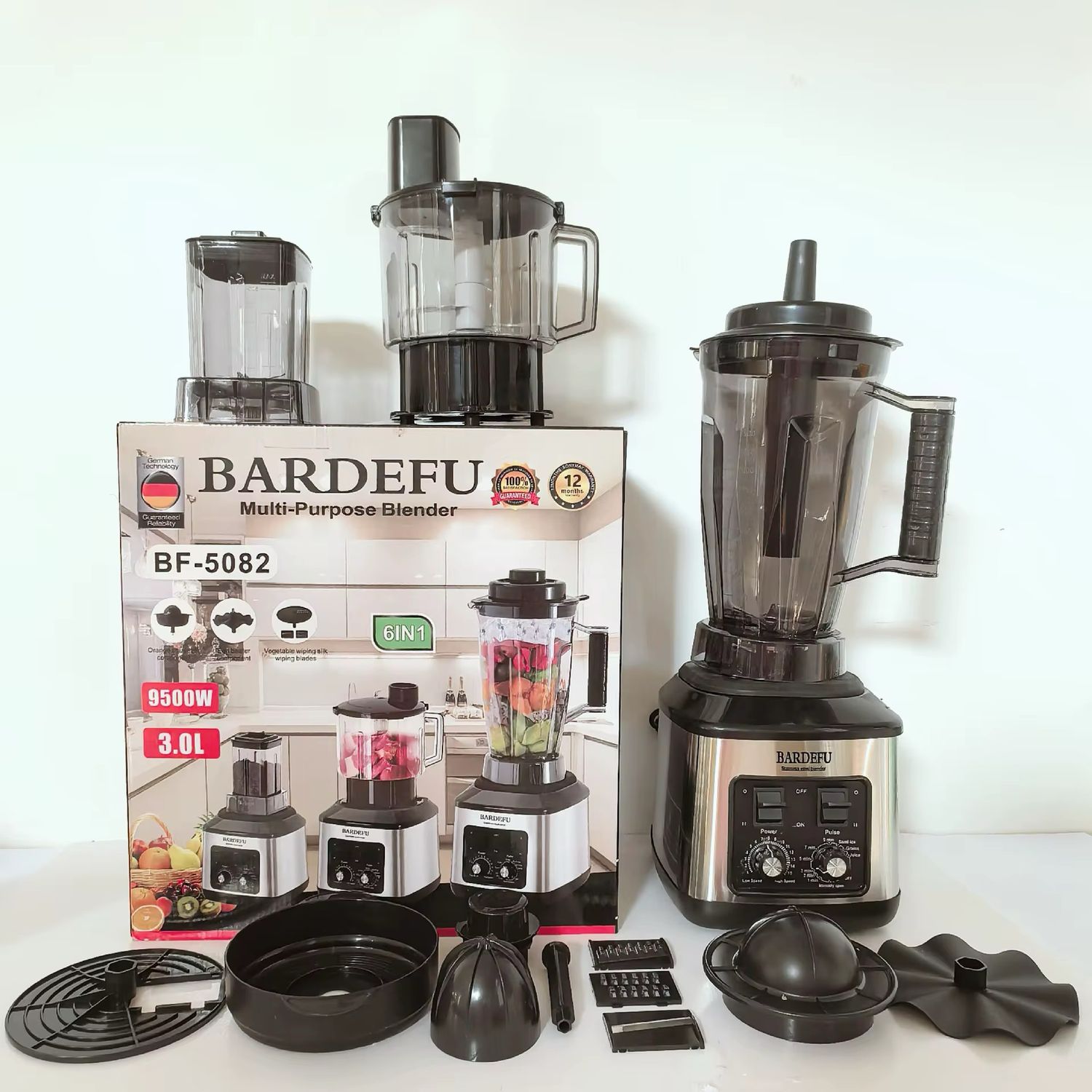 Mixeur 8 en 1 BARDEFU qualité ALLEMANDE