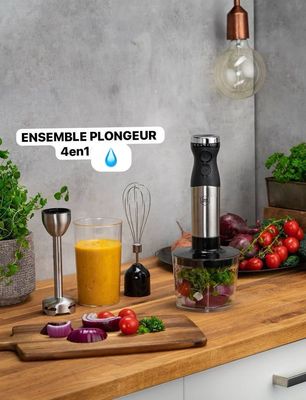 Mixeur plongeant 4 en 1