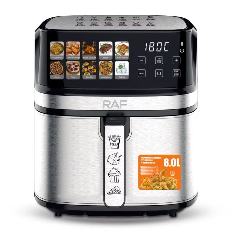 Air fryer 8L RAF écran contrôle