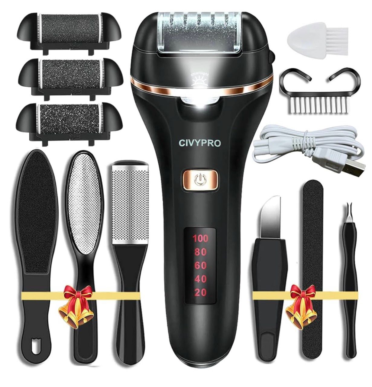 Kit de pédicure 14 en 1 Rechargeable Pour Pieds