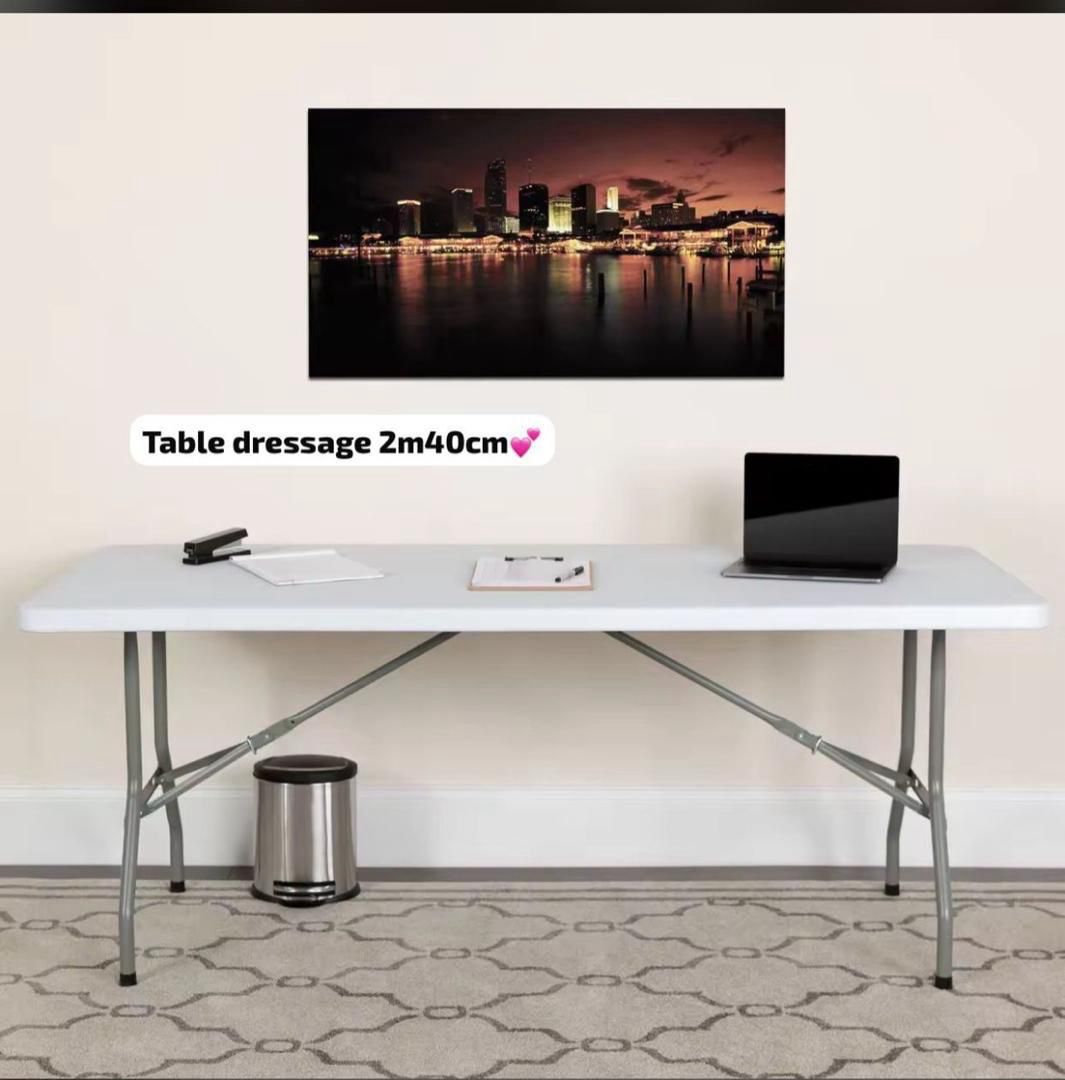 Table pliante multifonction 2m4