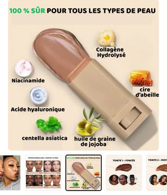 Fond de Teint Soin Hydratant – Tous Types de Peau