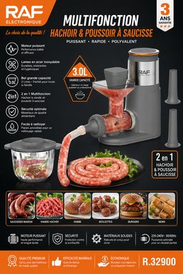 Rebot culinaire 2 en 1 RAF